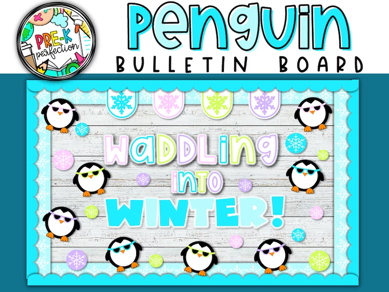 Pinguin January Bulletin Board