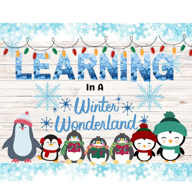 winter wonderland bulletin board